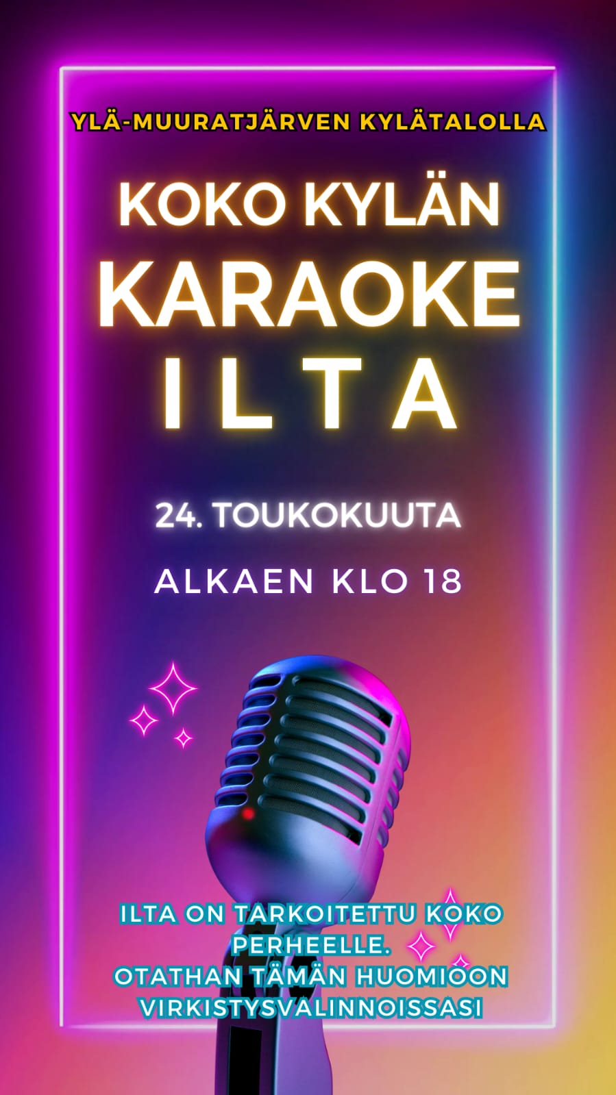 Koko kylän karaokeilta!