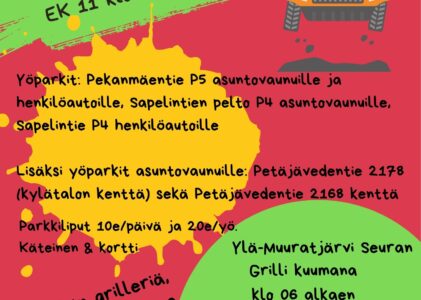 Tervetuloa Secto-ralliin lauantaina 1.8.!